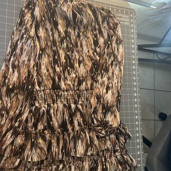 MSK Abstract Pattern Long Sleeve Dress - Picture 7 of 11